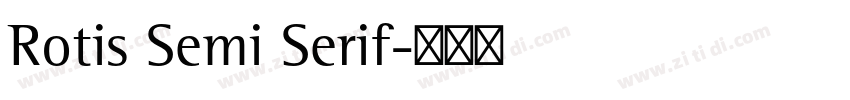Rotis Semi Serif字体转换